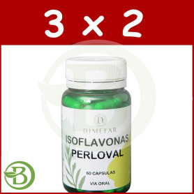 Pack 3x2 Perloval 60 Cápsulas Dimefar