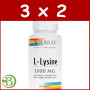 Pack 3x2 L-Lysine 500Mg. 60 Cápsulas Solaray