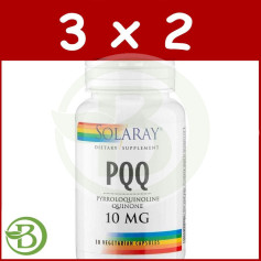 Pacote 3x2 PQQ 30 Cápsulas Solaray