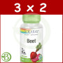 Pack 3x2 Beet Root (Remolacha) 100 Cápsulas Vegetales Solaray