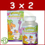 Pack 3x2 Multisaurus 60 Dinosaurios Masticables Kal