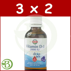 Pacote 3x2 Vitamina D3 53Ml. Kal