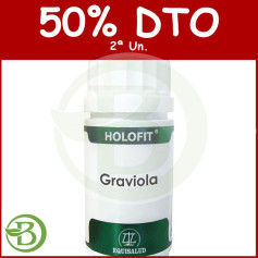 Pacote Equisalud Holofit Graviola 50 Cápsulas (2ª unidade a 50%)