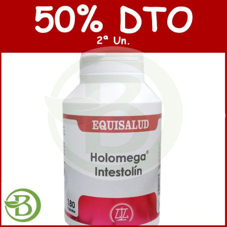 Holomega Intestolin 180 Cápsulas Equisalud Pack (2a Ud al 50%)