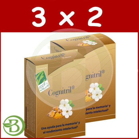 Pack 3x2 Cognitril 30 Cápsulas 100% Natural