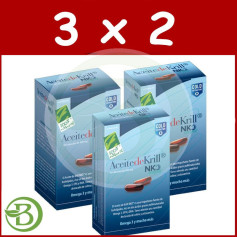 Pacote 3x2 Óleo de Krill Nko 40 Cápsulas 500Mg. 100% naturais