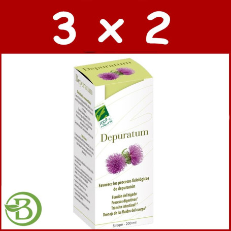 Pack 3x2 Depuratum 200Ml. 100% Natural