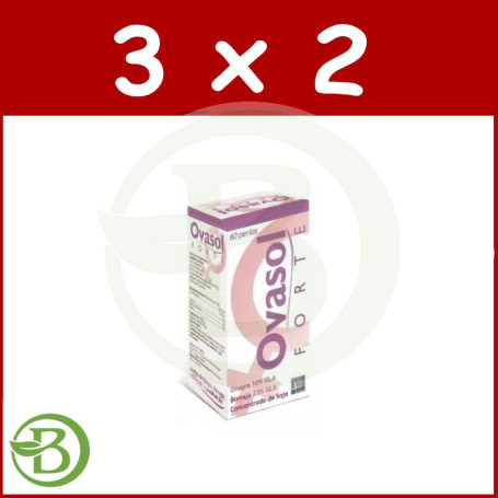 Pack 3x2 Ovasol Forte 180 Capsulas Ynsadiet