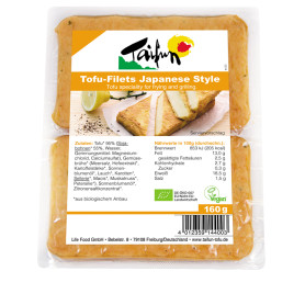 Filetes de Tofu Orgânico Estilo Japonês 160Gr. Taifun