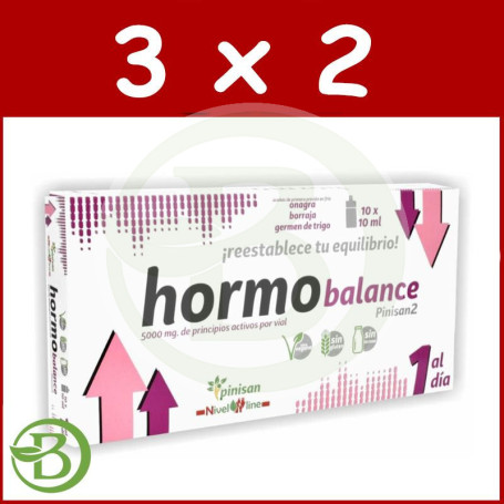 Pack 3x2 Hormobalance 10 Ampollas Pinisan