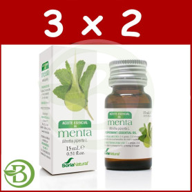 Pack 3x2 Aceite Esencial de Menta Soria Natural