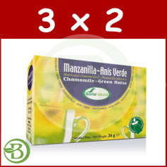 Pack 3x2 Infusões de Camomila com Anis 20 Filtros Naturais Soria