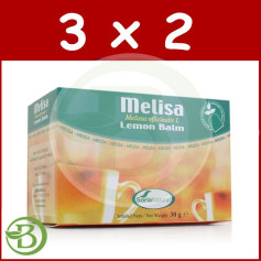 Pack 3x2 Infusões Melissa 20 Filtros Naturais Soria