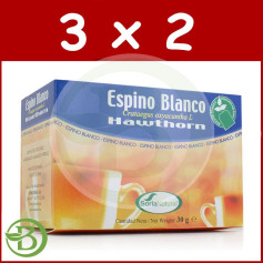 Pack 3x2 Infusões de Espinheiro 20 Filtros Naturais Soria