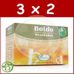 Pack 3x2 Boldo Infusões 20 Filtros Soria Natural