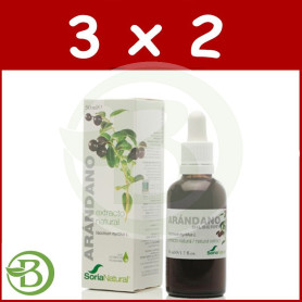 Pack 3x2 Extracto de Arándano 50Ml. Soria Natural