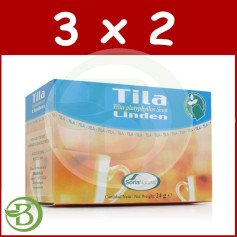 Pacote 3x2 Infusões de Tília 20 Filtros Naturais Soria