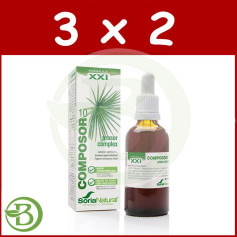 Pacote 3x2 Composor 10 Prosor Complex Fórmula XXI 50Ml. Soria Natural