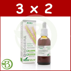 Pacote 3x2 Extrato de Drosera Fórmula XXI 50Ml. Soria Natural