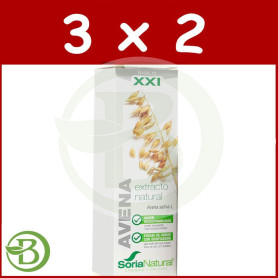 Pack 3x2 Extracto De Avena Formula Xxi 50Ml. Soria Natural