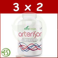 Pacote 3x2 Arterisor 180 Comprimidos Soria Natural