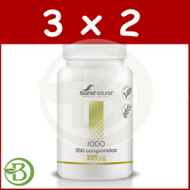 Pack 3x2 Iodo 250 Mgrs. X 200 Liberacion Sostenida Soria Natural