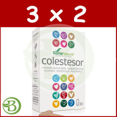 Pacote 3x2 Colestesor 30 Comprimidos Soria Natural