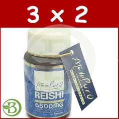 Pacote 3x2 Reishi 6.500Mg. 60 Cápsulas Estado Puro