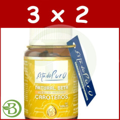 Pack 3x2 Natural Betacarotenos 90 Perlas Estado Puro - Tongil