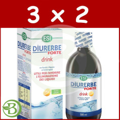 Pacote 3x2 Diurerbe Forte Limão Fluido 500Ml. ESI - Dieta Trepat