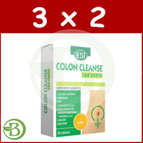 Pack 3x2 Colon Cleanse Lax Forte 30 Tabletas Esi