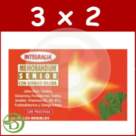 Pack 3x2 Memorandum Senior con Ginkgo Integralia