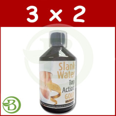 Pacote 3x2 Slank Water Top Action Ouro 500Ml. Espadieta