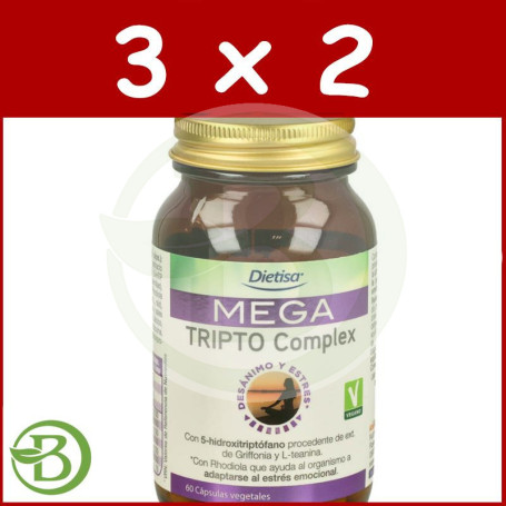 Pack 3x2 Mega Tripto Complex 60 Capsulas Dietisa