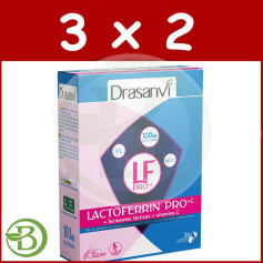 Pacote 3x2 Lactoferrina 36 Cápsulas Drasanvi