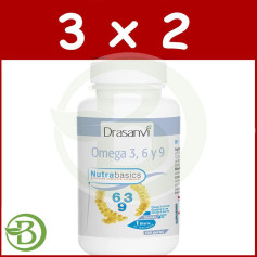 Pacote 3x2 Ômega 3-6-9 1.000Mg. 100 Pérolas Drasanvi