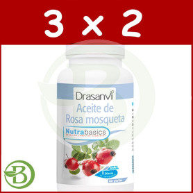 Pack 3x2 Rosa Mosqueta 60 Perlas Drasanvi