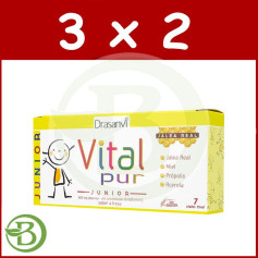 Pacote 3x2 Vitalpur Junior 7 Frascos Drasanvi