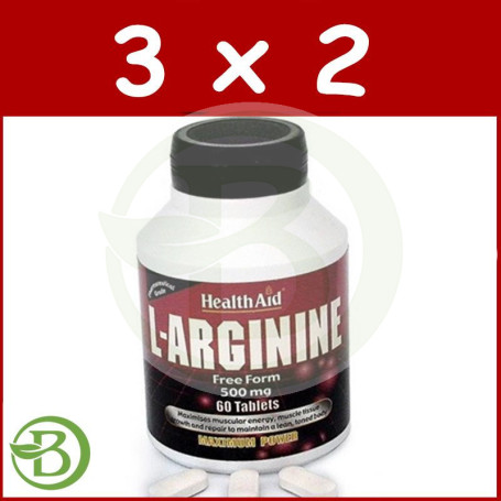 Pack 3x2 L-Arginina 500Mg. Forma Libre Health Aid