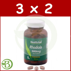 Pacote 3x2 Rhodiola (Rhodiola Rosea) Health Aid