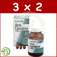 Pacote 3x2 Beta Caroteno 23000UI Health Aid