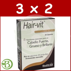 Pacote 3x2 Hair-Vit Health Aid