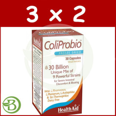 Pacote 3x2 Coliprobio 30 Cápsulas Health Aid