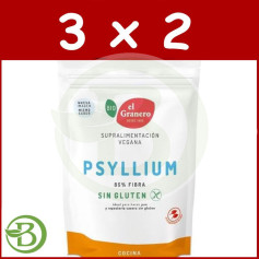 Pack 3x2 Psyllium Orgânico Sem Glúten 125Gr el Granero