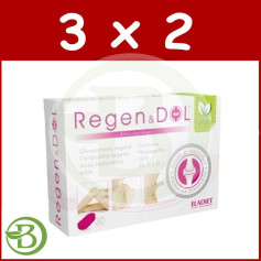 Pacote 3x2 Regendol Vegano 30 Comprimidos Eladiet