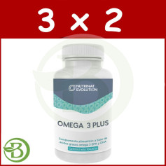 Pacote 3x2 Omega 3 Plus Nutrinat Evolution