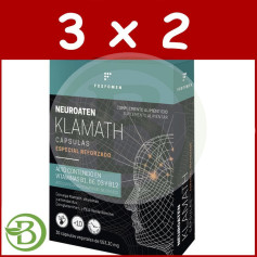 Pacote 3x2 Neuroaten Klamath 30 Cápsulas Herbora