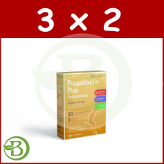 Pacote 3x2 Propolactiv Plus 30 Comprimidos Herbora