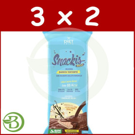 Pack 3x2 Barritas Snackis Choco Leche Vainilla Herbora