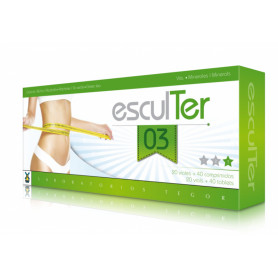 Esculter 3 Forte 20 frascos e 40 comprimidos Tegor